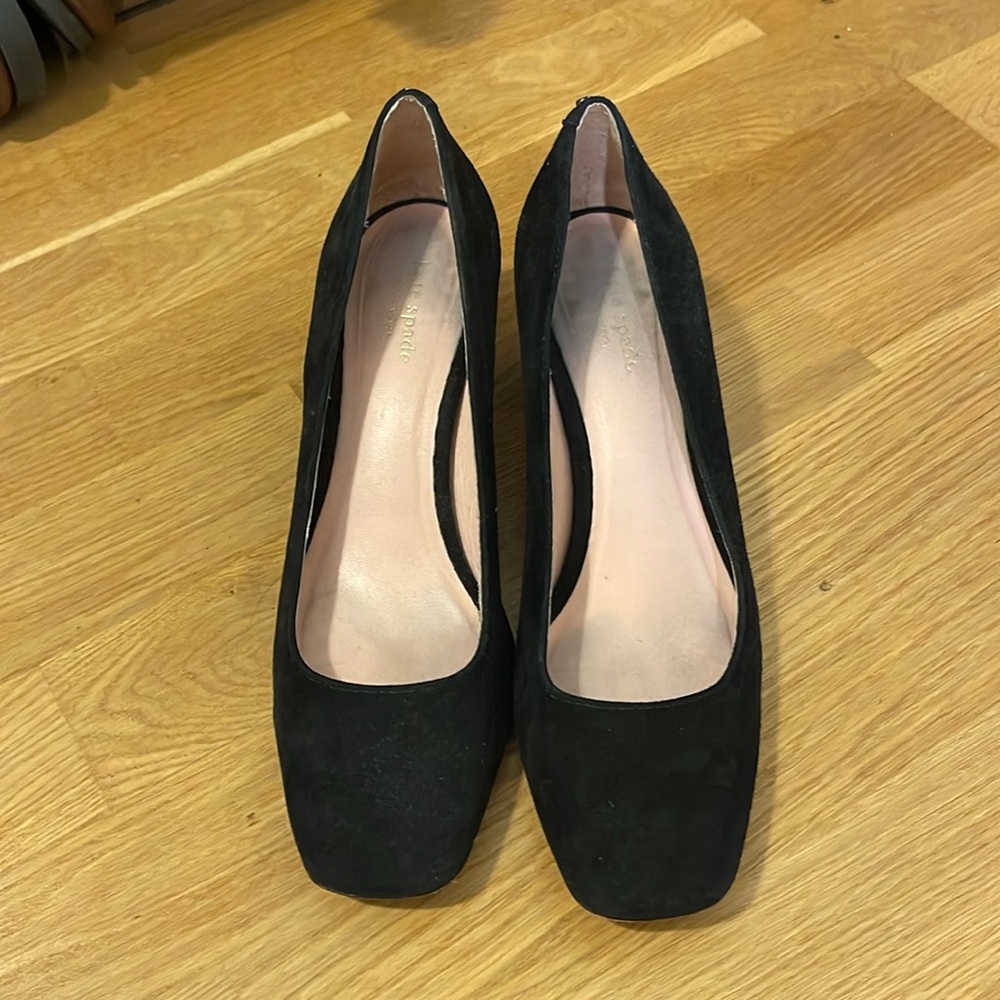 Kate Spade Black Suede Pumps - Size 8.5